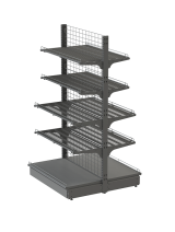 Стеллаж островной сетчатый